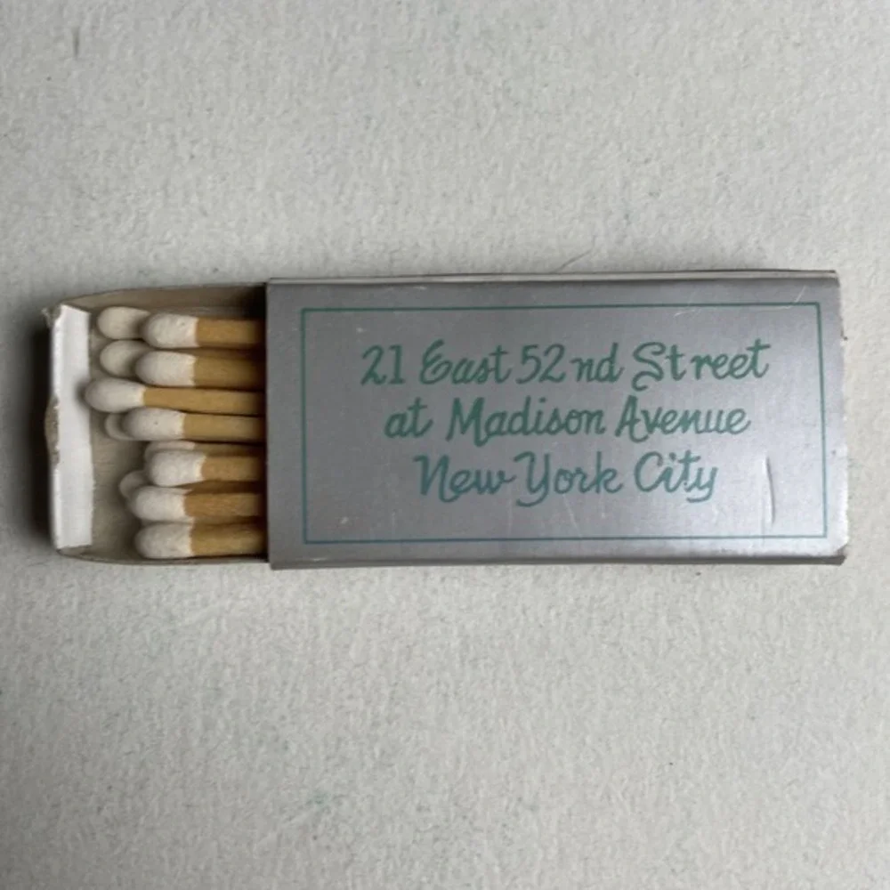 Vintage‎ Matchbook The Rendezvous Café Bistro Retro Restaurant Advertising RARE